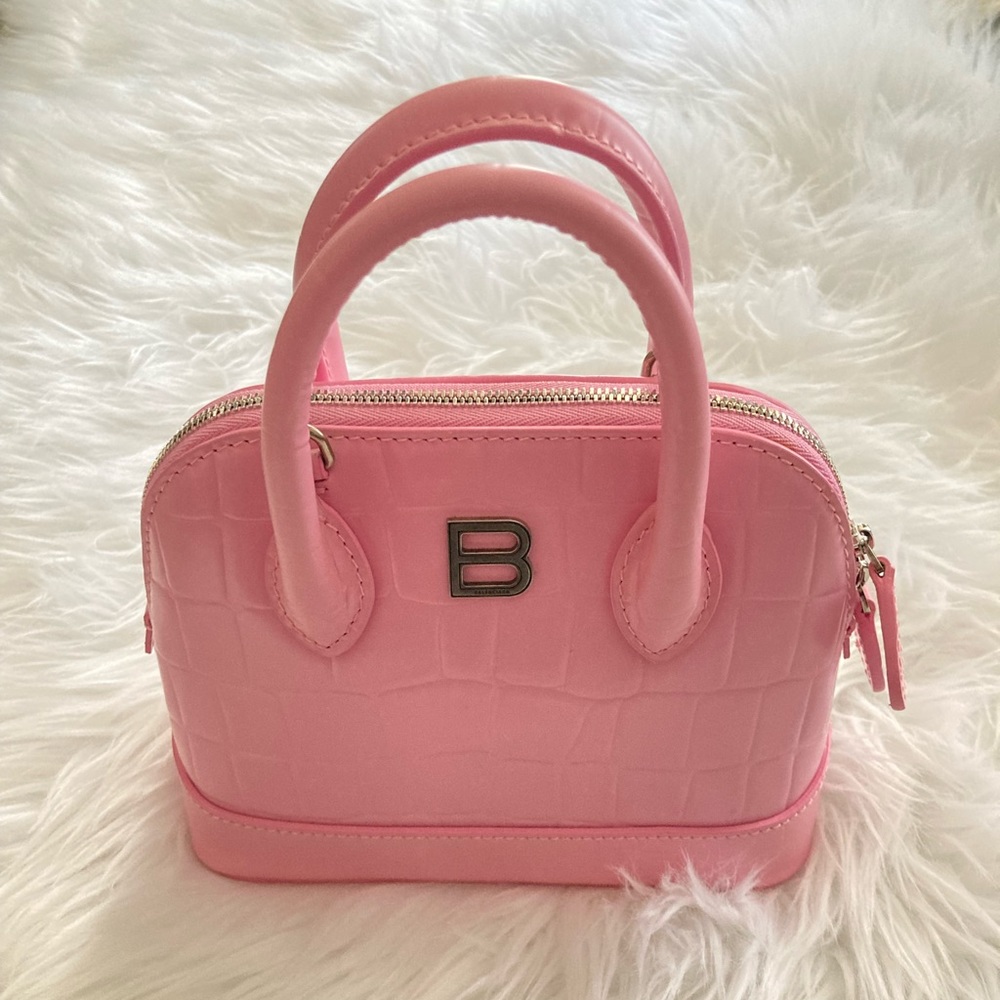 Balenciaga XXS Ville Logo B drop handle bag